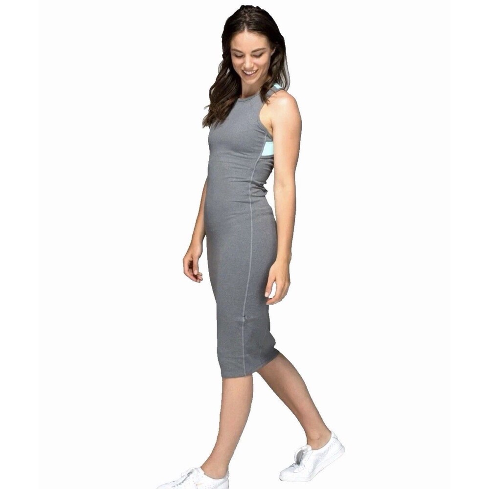 Lululemon Picnic Play Dress Size Small Heathered Slate Gray